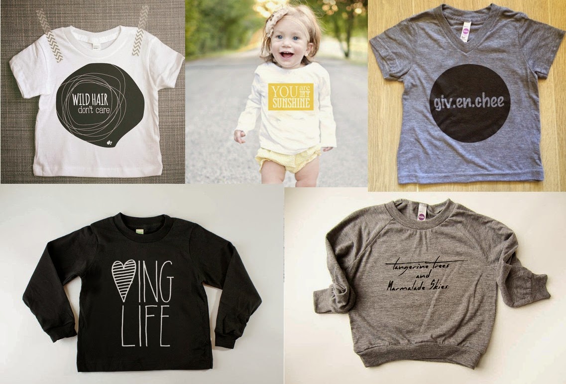 My favorite baby tees from Etsy giveaway Life is Beautiful