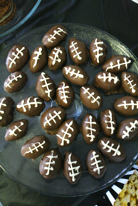 Oreo football cake balls
