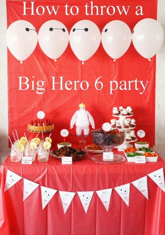 Big Hero 6 birthday party
