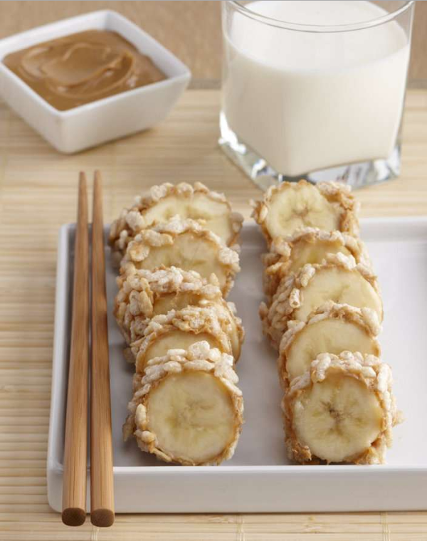 Peanut Butter and Banana Breakfast Sushi Recipe