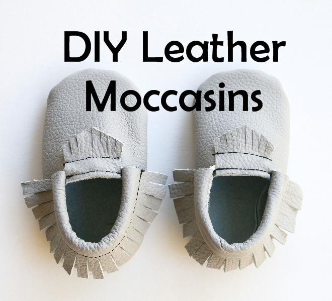 DIY Leather Moccasins