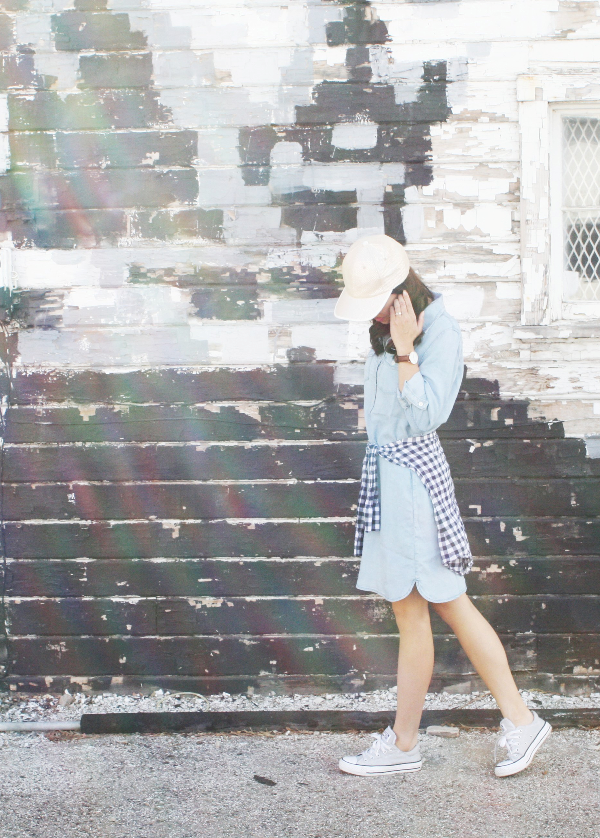 How to style a chambray dress