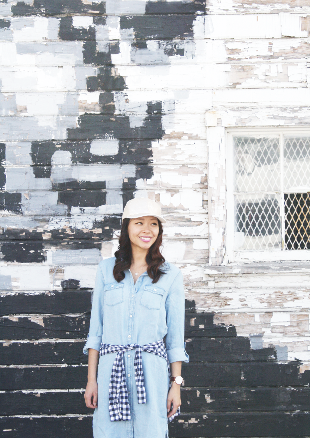 How to style a chambray dress