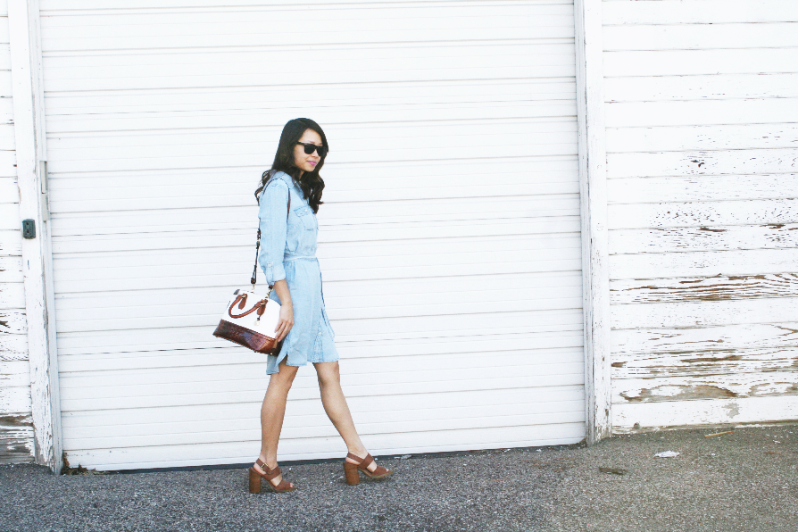 3 WAYS TO STYLE A CHAMBRAY DRESS | Life is Beautiful