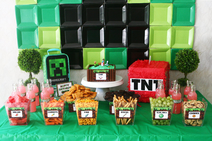 minecraft birthday party