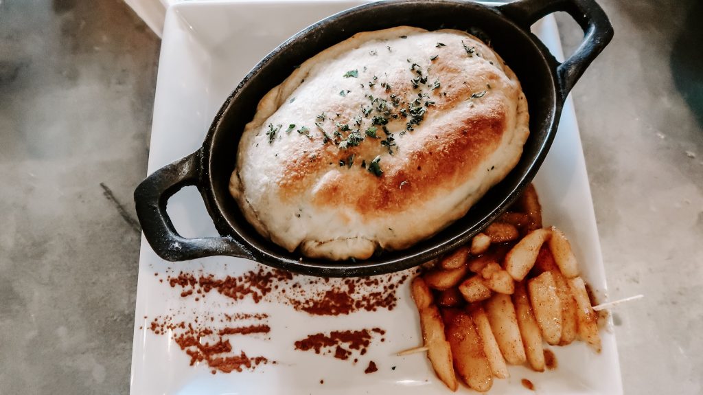 chicken pot pie at zion ponderosa