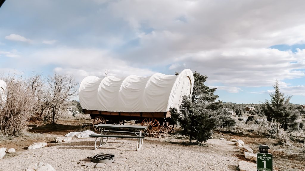 wagon at zion ponderosa