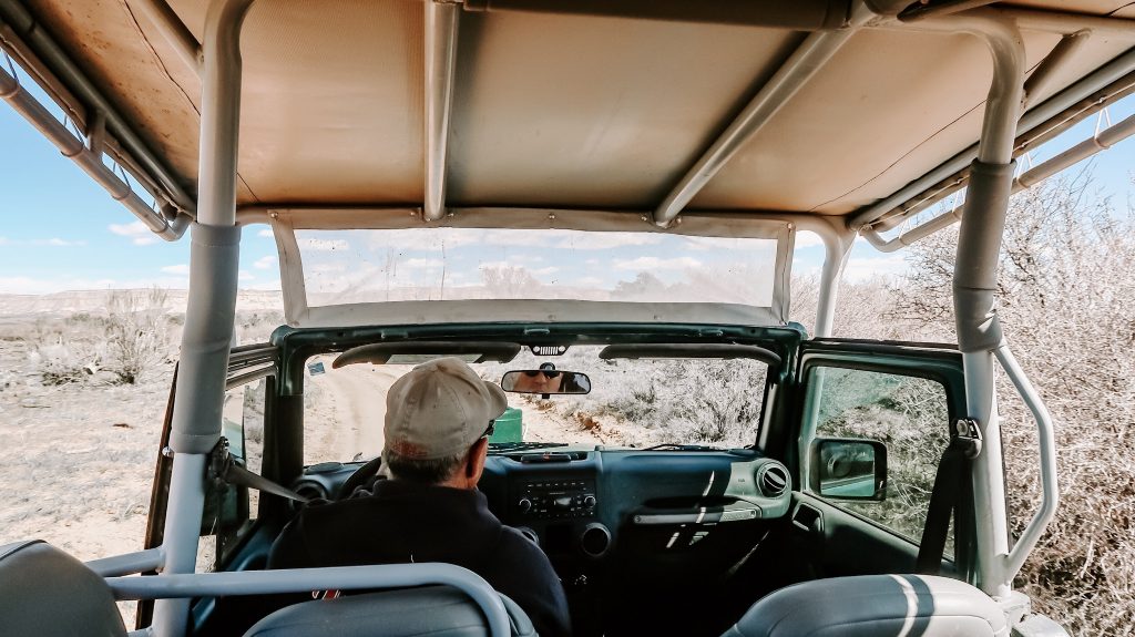 jeep ride at zion national park