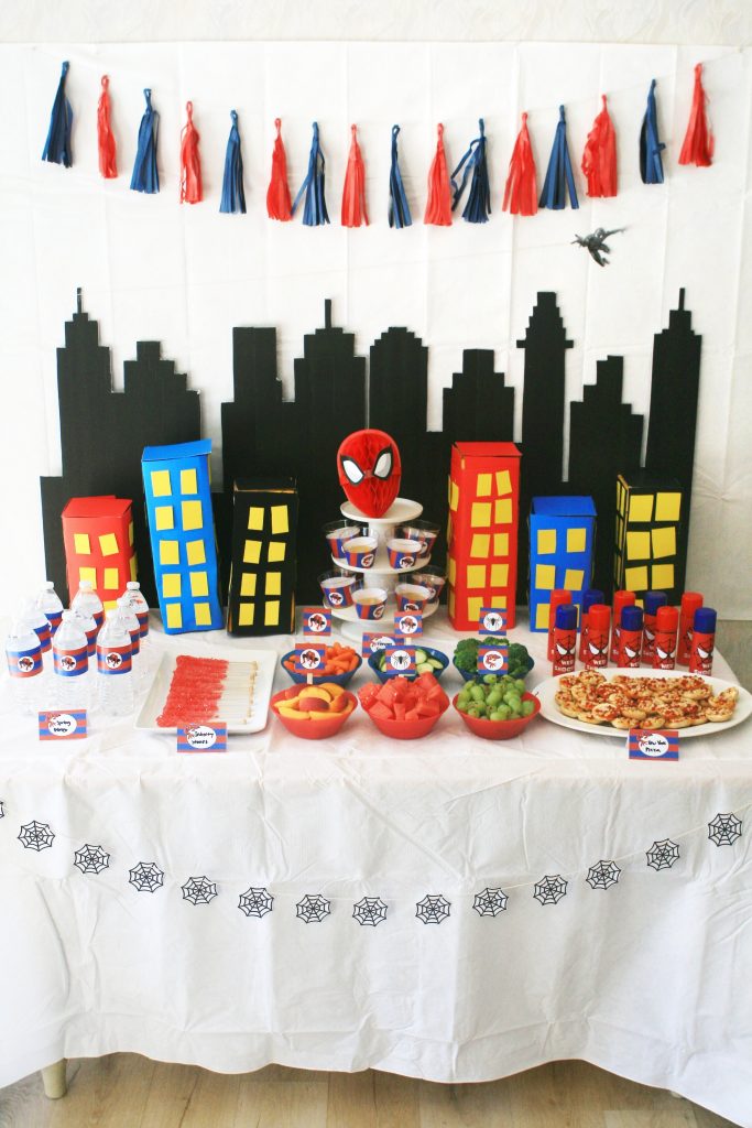 Spiderman birthday party