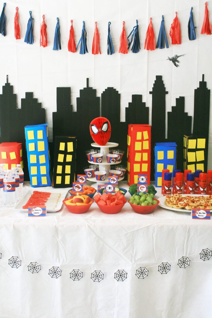 Spiderman birthday party